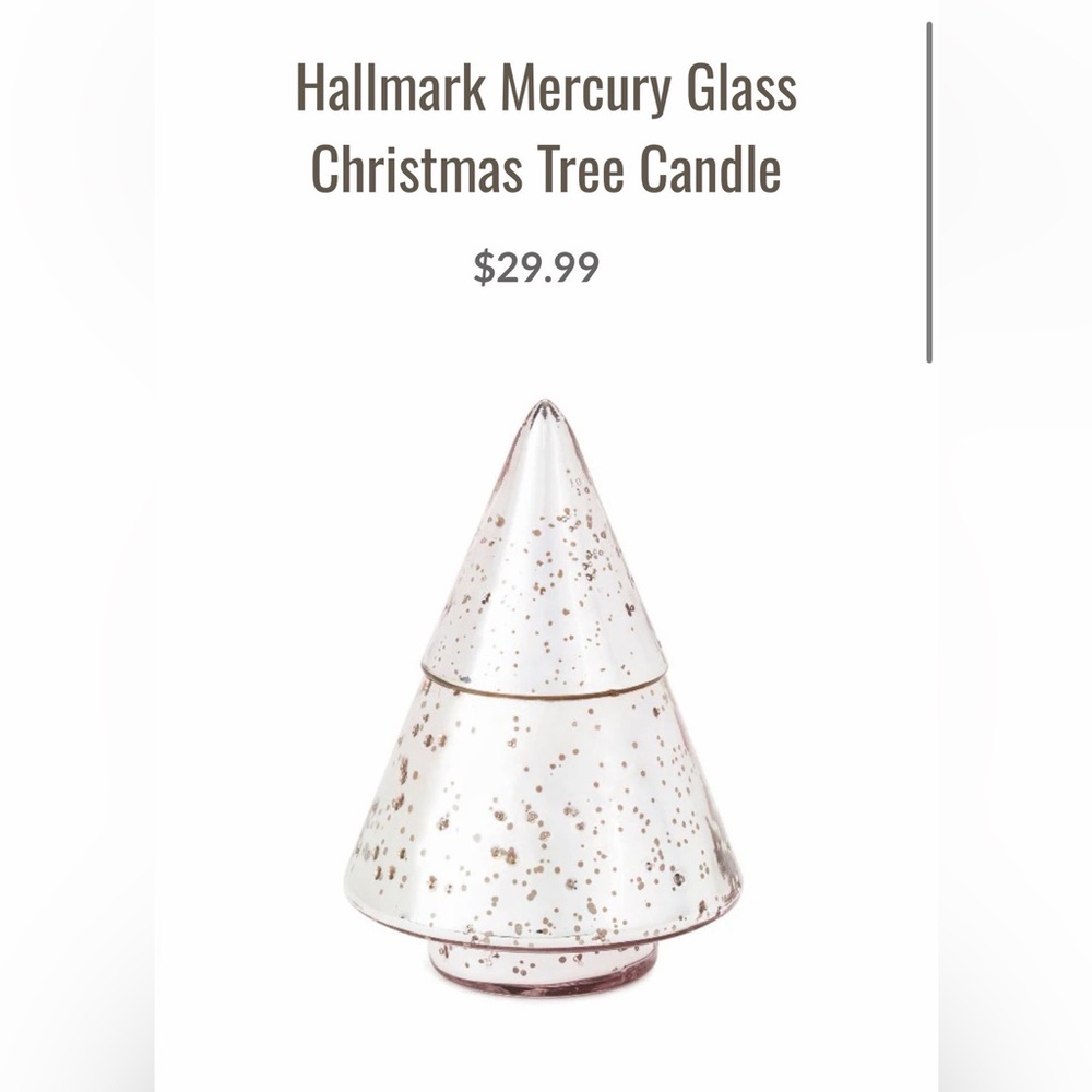 Festive Christmas Tree Candle